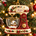 Personalized 2D-Flat Baking Mixer Ornament - Custom Acrylic Ornament with Name