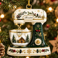 Personalized 2D-Flat Kichen Mixer Ornament - Custom Acrylic Ornament with Name for Housewife & Bakers
