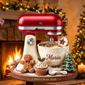 Personalized 2D-Flat Stand Mixer Ornament, Christmas Decor Gifts - Custom Acrylic Ornament with Name