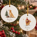 Custom Dog Memorial Ornament - Personalized Name & Designs